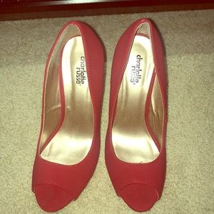 Cherry Red Pumps!